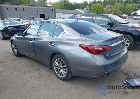 2019 Infiniti Q50 3.0T Luxe z USA, uszkodzony, nr VIN JN1EV7AR9KM558120